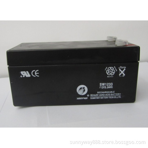 12V3.3ah Emergency Lightening Battery